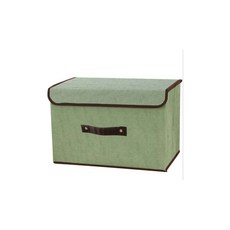 마켓에이 접이식 부직포 보관함, 그린, 1개