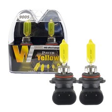Power Yellow汽車頭燈燈泡 2300K 9005 12V 65W, 1套, 混合顏色