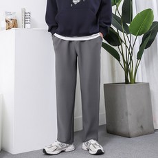 DANGOON 男款刷絨錐形寬鬆綁帶長褲