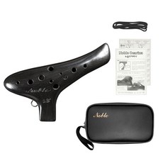 noble Ocarina 瓷陶笛女高音 Bb, 單品, 黑色的