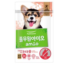 풀무원아미오 강아지 건강담은 트릿, 눈물개선/눈건강, 80g, 1개