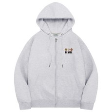 온마이사이드 BE VIBE 릴렉스핏 후드집업