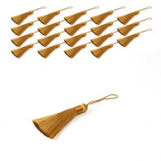 居家生活 基本款流蘇, 黃金色, 20個