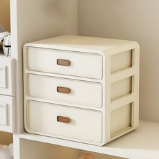 efactory Judy N Smarting 3層內衣襪子收納隔層整理盒, 1個, 米色