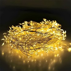 auting 聖誕樹LED蜈蚣燈串 USB款, 1個, 暖色, 300顆