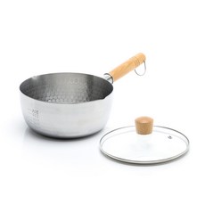 QUEEN SENSE 計量IH單柄鍋, 18cm, 銀色, 1個