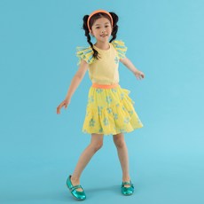 MOMOWA 女童涼感透氣珍妮短裙