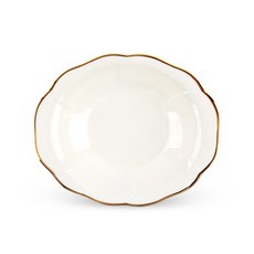 微笑黃金咖哩盤 1個, 白色+金色