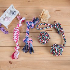 狗粗繩潔牙玩具套組, 6, 1套