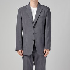 Caponel 男士亞麻日常外口袋三釦西裝上下套裝 CU3004