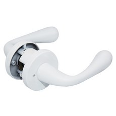 ANGEL 門把手槓桿式按鈕式白色 STL-115 2 件套, 1套