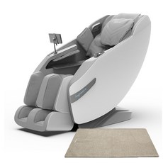 제스파 듀얼코어 소노디아 엣지 안마의자 + 전용 러그 세트 방문설치, ZPC3266(안마의자), ZP540(전용 러그), 라이트그레이(안마의자), 브라운(러그)