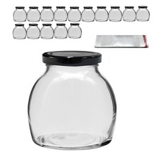 mir 韓國橢圓形玻璃瓶 B IS500 16p + 收縮膜 16p 套組隨機出貨, 1組