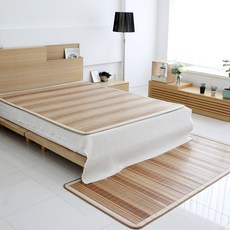 LEENDECO 頂級超寬竹蓆, 棕色