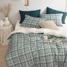 HEIRLOOM 自體發熱 Stay Check 超細纖維棉被組