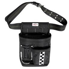 BODER 滾動世界多口袋牛津布多功能工具包+腰帶套組黑色4, 1套