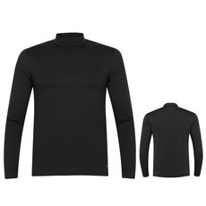 FERRA US 男士素色半高領微刷毛內搭長袖衫 OCTW3BF5012