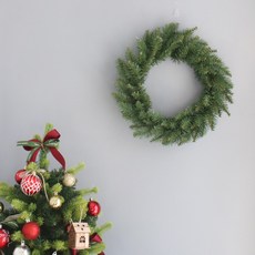 MORIANN 聖誕花環 L號, 單色(直徑40cm)