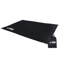 밴프 방수매트 + 보관가방, 블랙