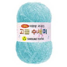 yarna 대용량 고급 수세미 뜨개실 100g, 155소프트마린, 1개