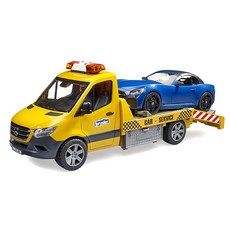 브루더 벤츠 수송 차량과 로드스터 완구 BR02675, 혼합색상, 1개