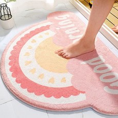 영바영 솜털 보송보송 발매트 A타입, 혼합색상, 1개