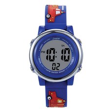 JNEW 兒童勇敢消防車數字腕錶