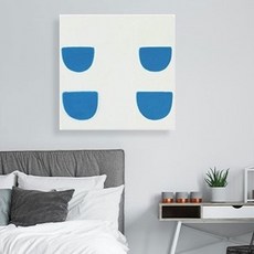 백앤아트 인테리어 캔버스 액자 윌리엄 스콧의 딥블루 명화