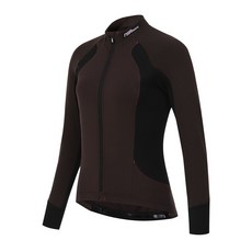 NSR 여성용 포카 기모 긴팔 자전거 저지