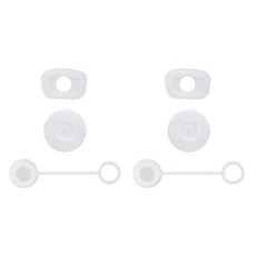 Geumkkaebi 隨行杯防漏吸管蓋+防溢塞+防漏塞套組 透明 2組