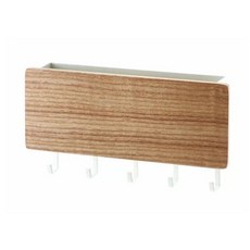 JCP 엔틱 우드 벽걸이 후크 A타입 18 x 3 x 9.5 cm, 베이지, 1개