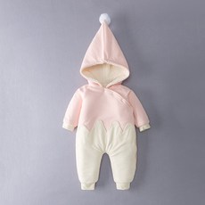 베베니즈 요정후드 물결 방한 우주복