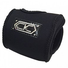 CK 圓形路亞捲線器收納袋, 黑色