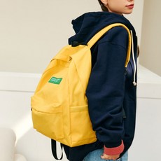 benetton 日常筆電後背包, 黃色