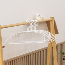 아임홈리빙 어깨뿔방지 라운드 소프트 480 옷걸이, 화이트, 50개