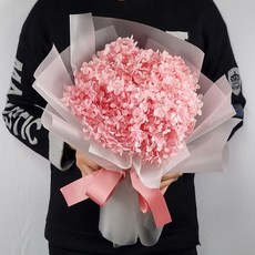 Happy365 永生繡球花束, 粉紅色