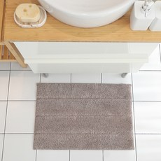 리빙플러스 고품격 프리미엄 다용도 극세사 매트, 모카브라운