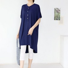 마더라이크 가오리 반오픈 수유 원피스