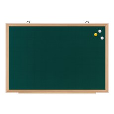 全白黑板楓木成型藍色磁鐵黑板