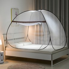 Komery 帳篷式單門床用蚊帳 B1243, 棕色