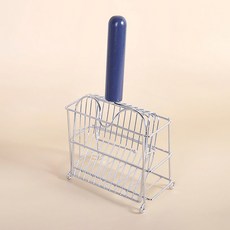 Lanboer 貓咪金屬原木手柄沙鏟, 銀