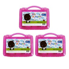 artmore 玩具 蠟筆 粉色, 3個, 36色