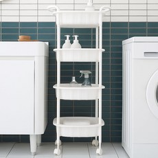 BONOHOUSE Liv 四層移動式推車, 白色, 1個