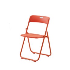 에이홈 휴대용 풀컬러 감성 접이식 야외 체어, 오렌지, 1개