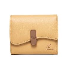 Prettyzys 여성용 심플 포켓 신용카드 손지갑 ET0195