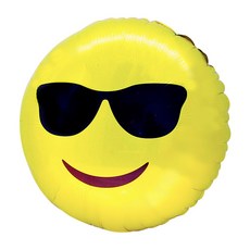 WOW PARTY KOREA 表情鋁箔氣球, 太陽眼鏡, 5個