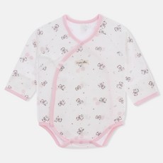 Organic Boom 牛印花嬰兒連身包屁衣