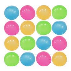 agaplus 解壓玩具吸頂球 4款 4入, 混色