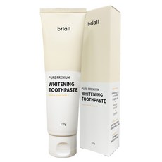 Briall HOMME Pure Premium 美白牙膏, 120g, 1個