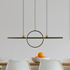 Honey Comb 克洛 30W LED 餐吊燈, 現代簡約餐廳燈具, 三段調光, 節能省電, 1入